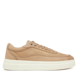 Sneakersy Tommy Hilfiger Modern Court Sneaker Nubuck FW0FW08462 Beżowy