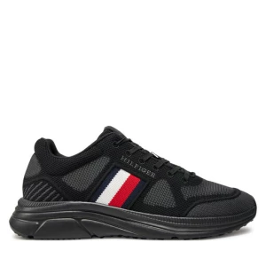 Sneakersy Tommy Hilfiger Modern Runner Knit Evo Ess FM0FM05245 Czarny