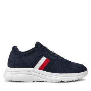 Sneakersy Tommy Hilfiger Modern Runner Knit Evo Ess FM0FM05245 Granatowy