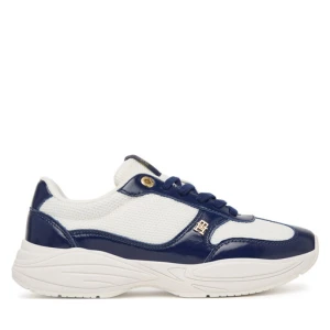 Sneakersy Tommy Hilfiger Modern Runner Shiny Leather FW0FW09413 Granatowy