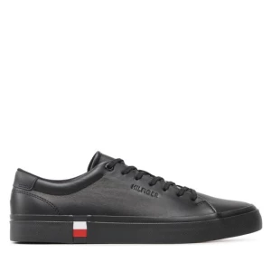 Sneakersy Tommy Hilfiger Modern Vulc Corporate Leather FM0FM04351 Czarny
