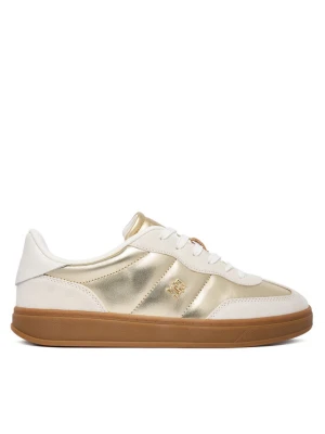 Sneakersy Tommy Hilfiger Mu Jackie Metallic FW0FW09026 Złoty