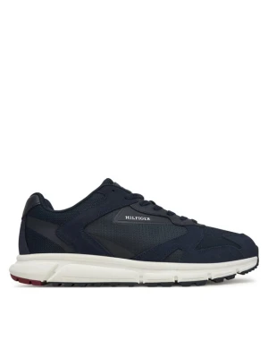 Sneakersy Tommy Hilfiger Outdoor Runner Mix FM0FM05574 Granatowy