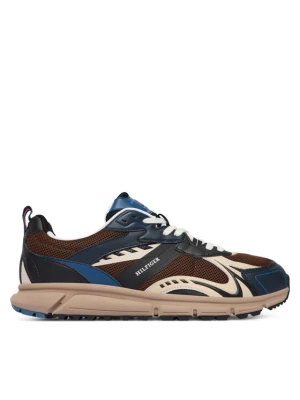 Sneakersy Tommy Hilfiger Outdoor Sneaker Tech Mix FM0FM05843 Brązowy