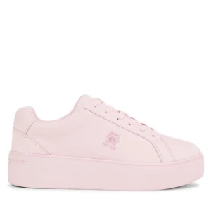 Sneakersy Tommy Hilfiger Platform Court Sneaker Nubuck FW0FW07912 Whimsy Pink TJQ