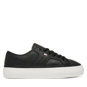 Sneakersy Tommy Hilfiger Platform Vulc Piping Ltr FW0FW09393 Czarny