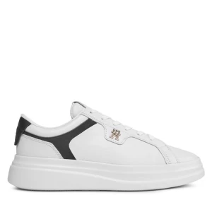 Sneakersy Tommy Hilfiger Pointy Court FW0FW07460 White/Space Blue 0K4
