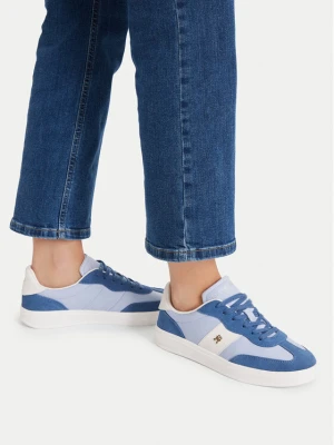 Sneakersy Tommy Hilfiger Premium Heritage FW0FW09497 Niebieski jasny