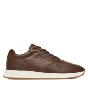 Sneakersy Tommy Hilfiger Premium Leather Hybrid FM0FM05700 Brązowy