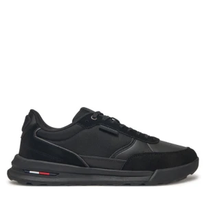 Sneakersy Tommy Hilfiger Retro Runner Mix Rwb FM0FM05371 Czarny