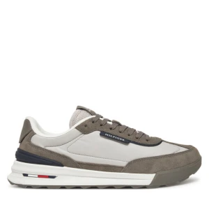 Sneakersy Tommy Hilfiger Retro Runner Nylon Mix FM0FM05523 Beżowy