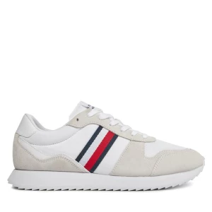 Sneakersy Tommy Hilfiger Runner Evo Mix Ess FM0FM04886 Biały