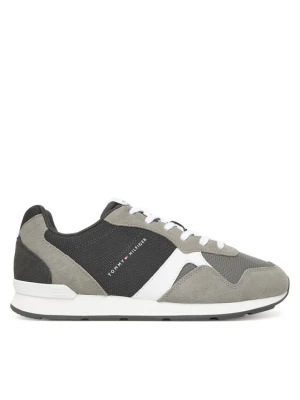 Sneakersy Tommy Hilfiger Runner Icon Mix FM0FM05679 Szary
