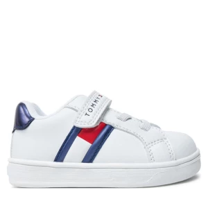 Sneakersy Tommy Hilfiger Signature Tape Hook And Loop Sneakers T1A9-33516-1351 Biały