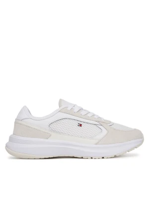 Sneakersy Tommy Hilfiger Sporty Runner FW0FW08644 Biały