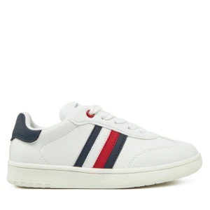 Sneakersy Tommy Hilfiger Stripe Low Cut Lace-Up Sneaker T3X9-33850-1355 M Biały