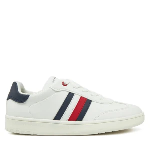 Sneakersy Tommy Hilfiger Stripe Low Cut Lace-Up Sneaker T3X9-33850-1355 S Biały