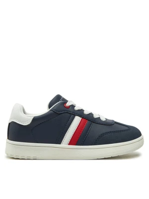 Sneakersy Tommy Hilfiger Stripe Low Cut Lace-Up Sneaker T3X9-33851-1269 M Granatowy