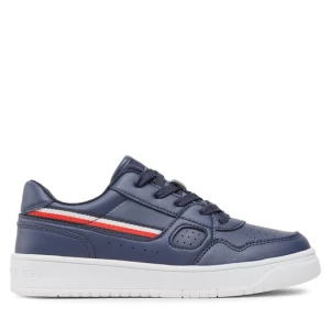 Sneakersy Tommy Hilfiger Stripes Low Cut Lace-Up Sneaker T3X9-32848-1355 S Granatowy