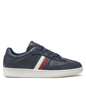 Sneakersy Tommy Hilfiger Stripes Low Cut Lace-Up Sneaker T3X9-33645-1269 Granatowy