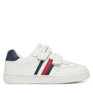 Sneakersy Tommy Hilfiger Stripes Low Cut Velcro Sneaker T1X9-33839-1355 S Biały