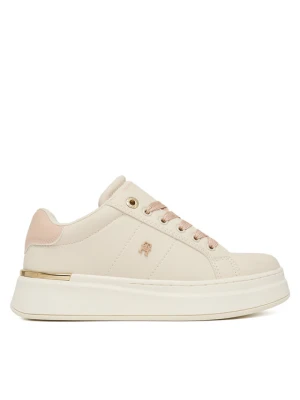 Sneakersy Tommy Hilfiger T3A9-34253-1355 S Écru Kremowy