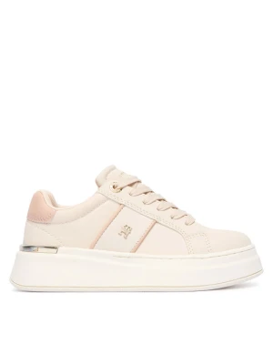 Sneakersy Tommy Hilfiger T3A9-35091-1355359 S Beżowy jasny