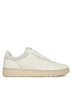 Sneakersy Tommy Hilfiger Th Basket Core FM0FM05629 Écru Kremowy