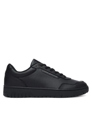 Sneakersy Tommy Hilfiger Th Basket Core Leather FM0FM05927 Czarny