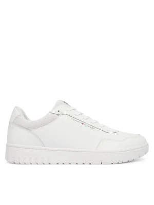 Sneakersy Tommy Hilfiger Th Basket Core Lite Lth FM0FM05713 Biały