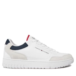 Sneakersy Tommy Hilfiger Th Basket Core Lth Mix Ess FM0FM05058 White YBS