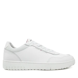 Zdjęcie produktu Sneakersy Tommy Hilfiger Th Basket Core Lth Pinperf FM0FM05466 Biały