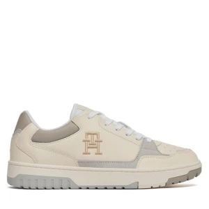 Sneakersy Tommy Hilfiger Th Basket Street Pop FM0FM04968 Beżowy