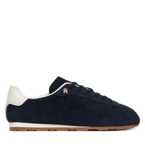 Sneakersy Tommy Hilfiger Th Bella Low Runner Suede FW0FW09189 Granatowy