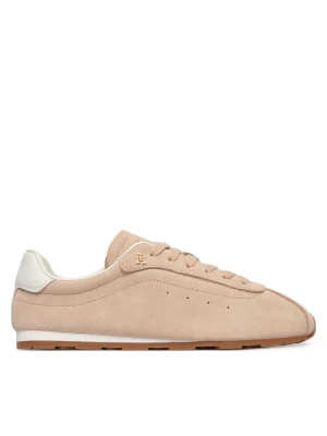 Sneakersy Tommy Hilfiger Th Bella Low Runner Suede FW0FW09189 Różowy