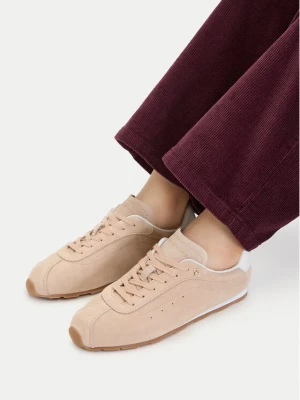 Sneakersy Tommy Hilfiger Th Bella Low Runner Suede FW0FW09189 Różowy