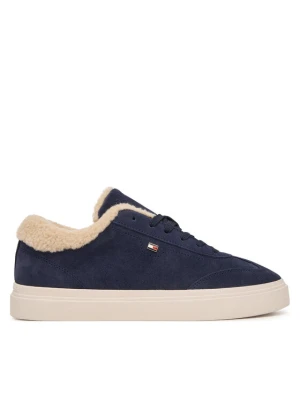 Sneakersy Tommy Hilfiger Th Chic Cupsole Wl FW0FW09597 Granatowy