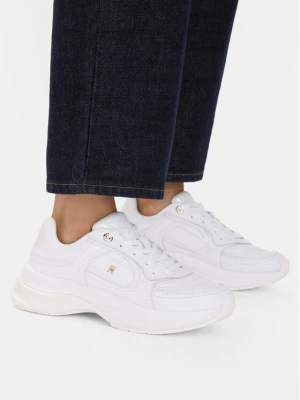 Sneakersy Tommy Hilfiger Th Chic Runner Sneaker FW0FW09414 Biały
