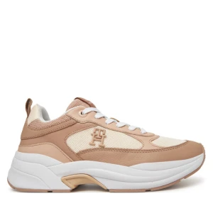 Sneakersy Tommy Hilfiger Th Chunky Runner FW0FW08474 Beżowy