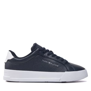 Sneakersy Tommy Hilfiger Th Court Better Lth Tumbled FM0FM04972 Granatowy