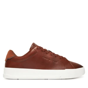 Sneakersy Tommy Hilfiger Th Court Core Cognac FM0FM05729 Brązowy