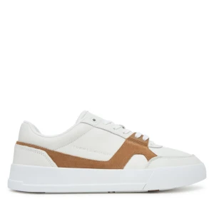 Sneakersy Tommy Hilfiger Th Court Craft FM0FM05551 Écru