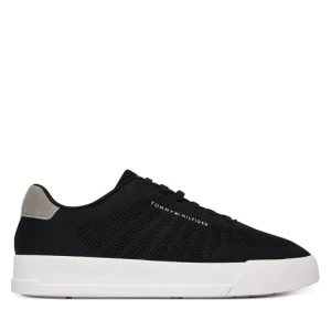 Sneakersy Tommy Hilfiger Th Court Knit FM0FM05823 Czarny