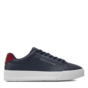 Sneakersy Tommy Hilfiger Th Court Leather FM0FM04971 Granatowy