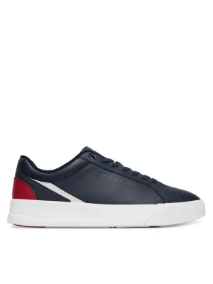 Sneakersy Tommy Hilfiger Th Court Premium FM0FM05879 Granatowy