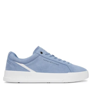 Sneakersy Tommy Hilfiger Th Court Premium Suede FM0FM05880 Niebieski