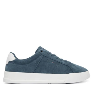 Sneakersy Tommy Hilfiger Th Court Suede FM0FM05824 Niebieski