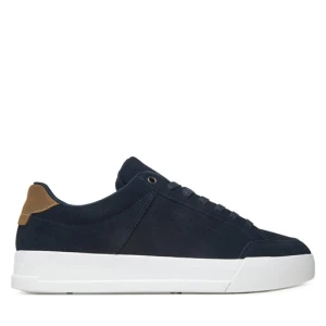 Sneakersy Tommy Hilfiger Th Court Summer Suede FM0FM05517 Granatowy