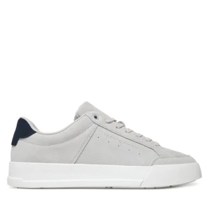 Sneakersy Tommy Hilfiger Th Court Summer Suede FM0FM05517 Szary