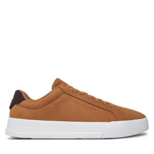 Sneakersy Tommy Hilfiger Th Court Winter Nubuck FM0FM05302 Brązowy